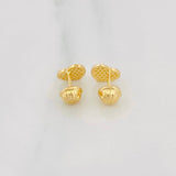 Topos Corazón Tupido 1.05g / in / 7.4mm Oro Amarillo 18K