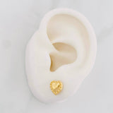 Topos Corazón 0.75g / in / 8mm Oro Amarillo 18K