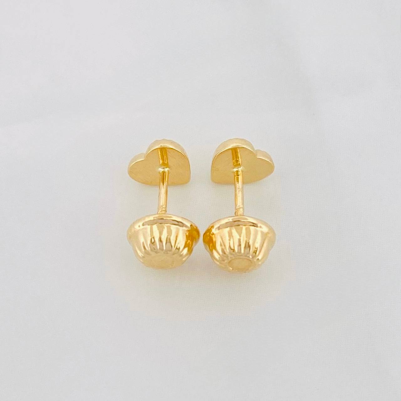Topos Corazón 0.5g / in / 5mm Oro Amarillo 18K