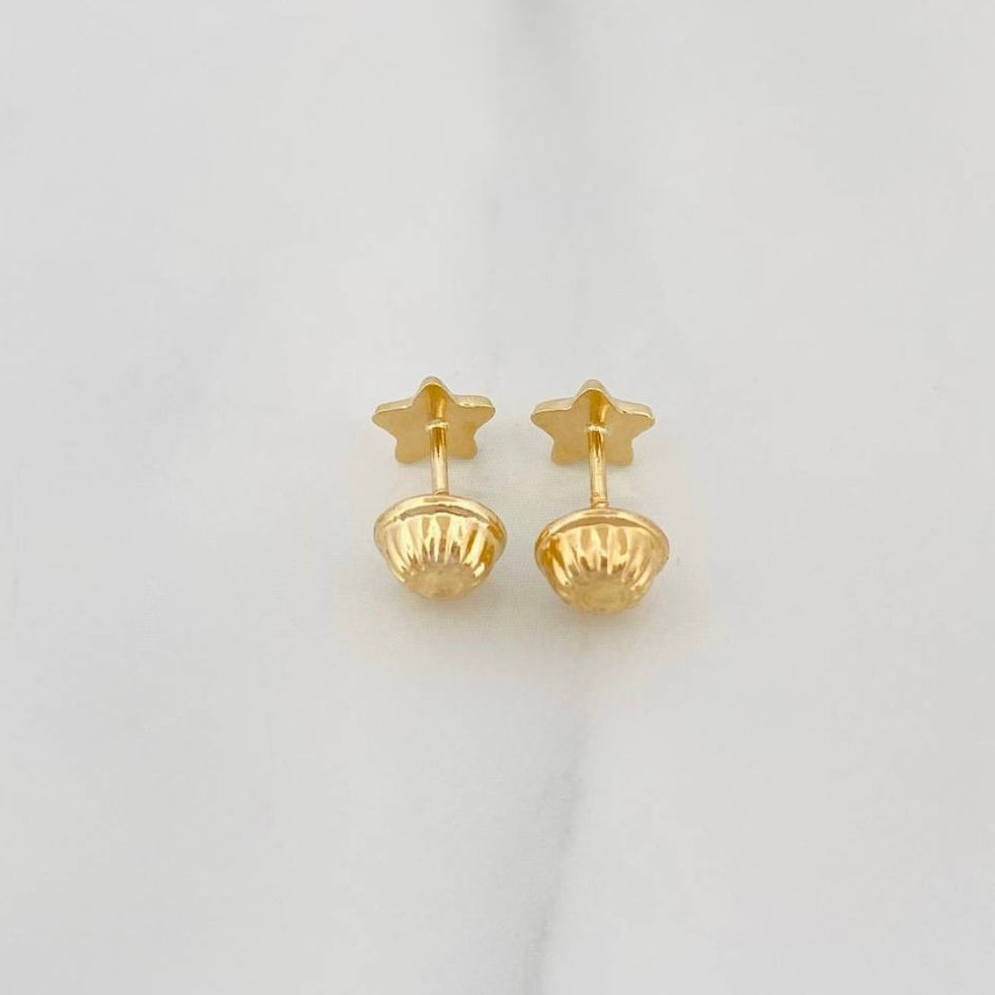 Topos Estrella 0.45g / in / 5.3mm Oro Amarillo 18K