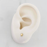 Topos Estrella 0.35g / in / 4mm Oro Amarillo 18K