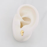 Topos Cruz 0.6g / in / 5.9mm Oro Amarillo 18K