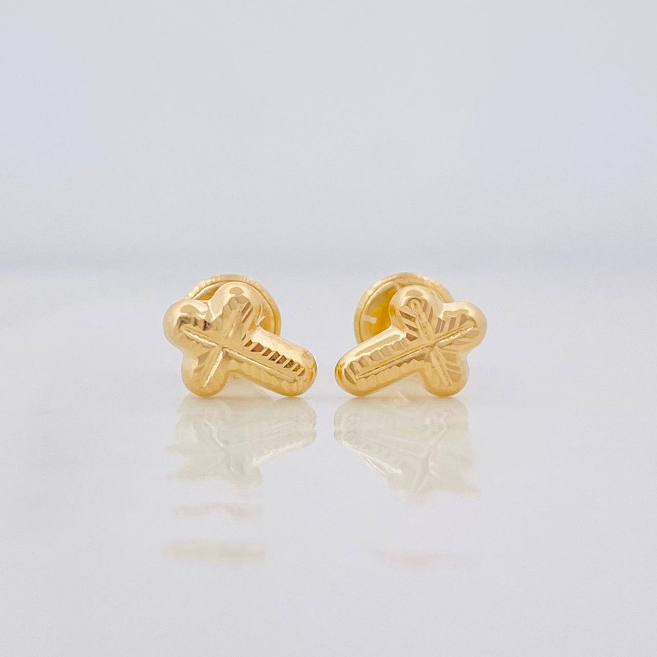 Topos Cruz 0.6g / in / 5.9mm Oro Amarillo 18K