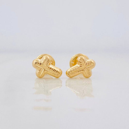 Topos Cruz 0.6g / in / 5.9mm Oro Amarillo 18K