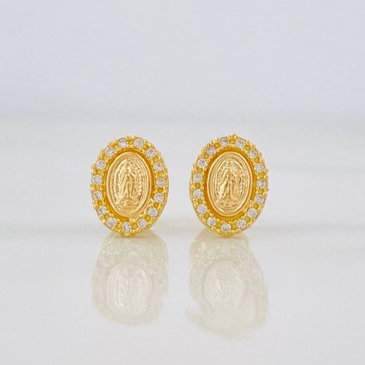 Topos Virgen de Guadalupe 0.95g / in / 6mm Oro Amarillo 18K