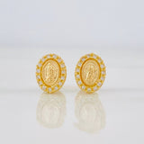 Topos Virgen de Guadalupe 0.95g / in / 6mm Oro Amarillo 18K