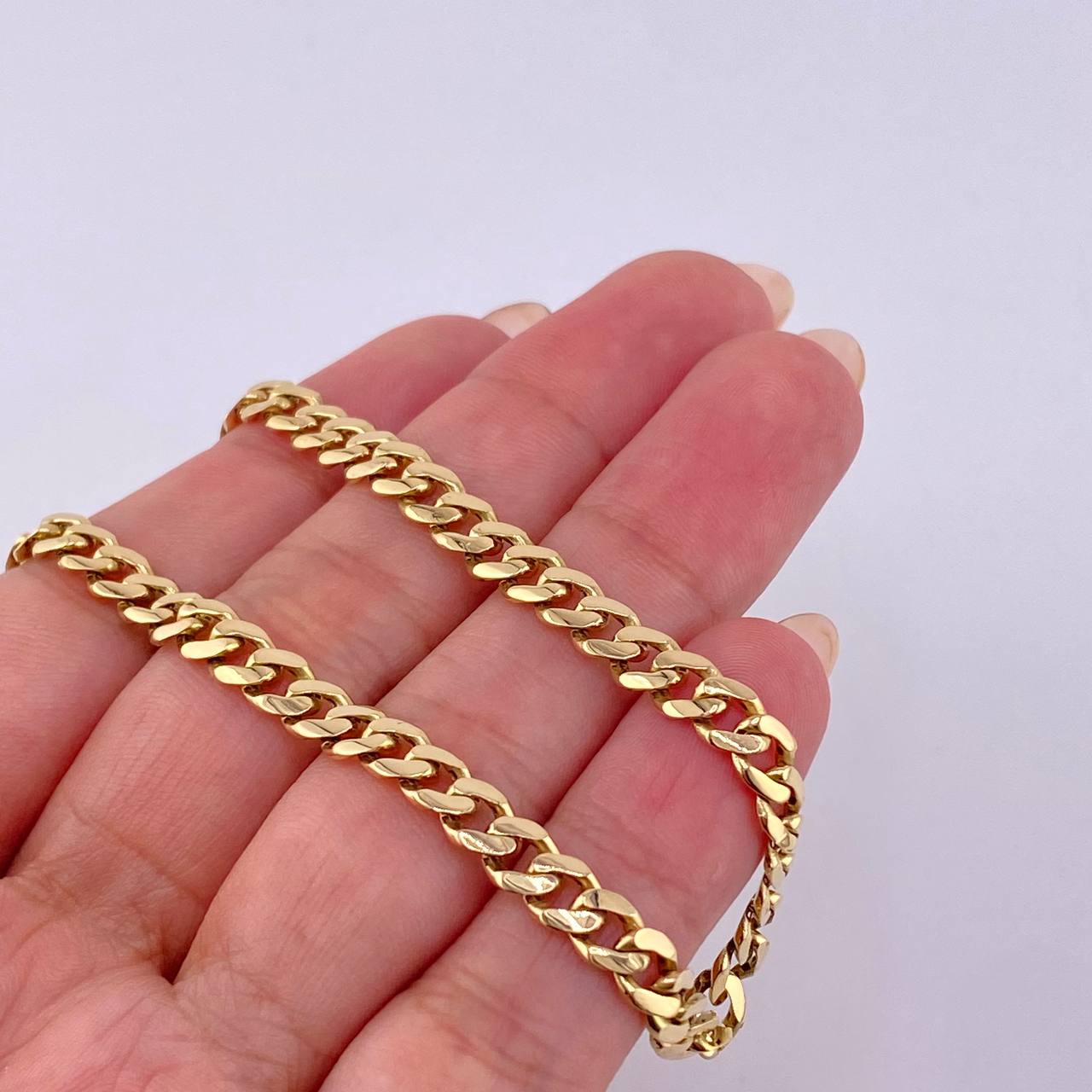 Cuban Links Bracelet 11.3 g / 8 3/4 in / 6.9 mm 18K Yellow Gold