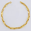Pulso Rustico 6.85gr / 8 1/2 in / 5mm Oro Amarillo +4 18K ©