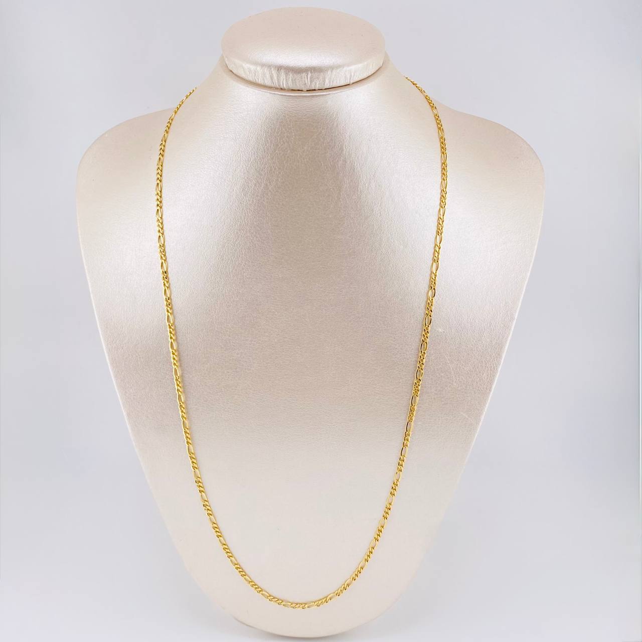 Figaro Chain 2.9 g / 24 1/4 in / 2.8 mm Yellow Gold 18K