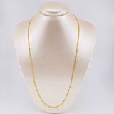 Figaro Chain 2.9 g / 24 1/4 in / 2.8 mm Yellow Gold 18K