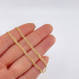 Cuban Links 2.5 g / 20 1/4 in / 2.4 mm Yellow Gold 18K
