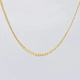 Cuban Links 2.7 g / 19 3/4 in / 1.4 mm 18K Yellow Gold