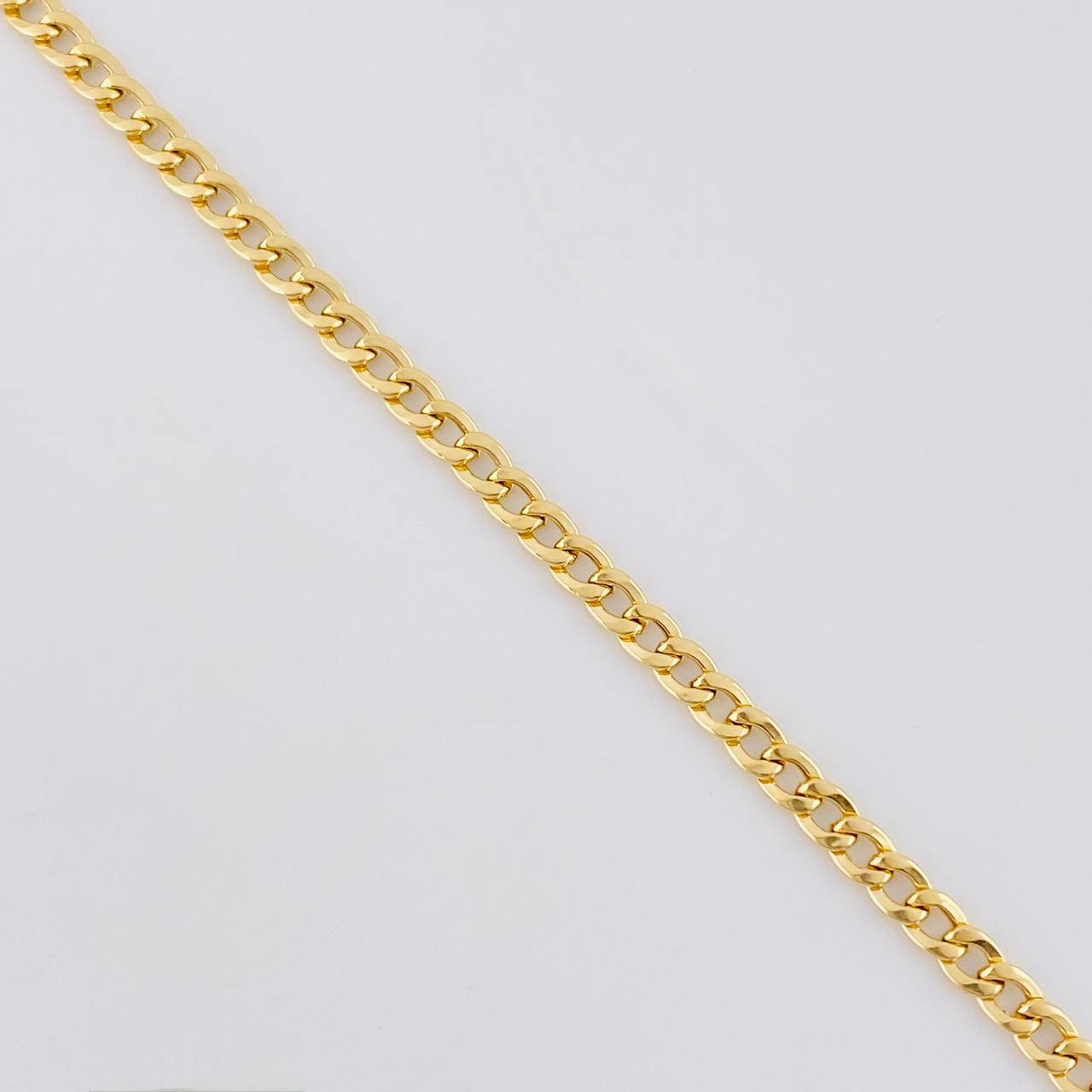 Cadena Cubana 3 g / 24 in / 2.5 mm Oro Amarillo 18K