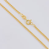 Cadena Cubana 1.4g / 16 in / 1.9mm Oro Amarillo 18K