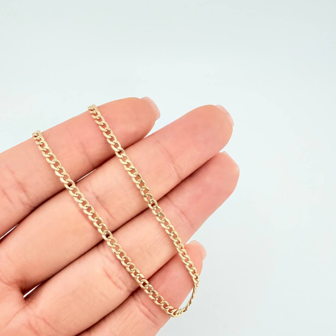 Cadena Cubana 3 g / 24 in / 2.5 mm Oro Amarillo 18K