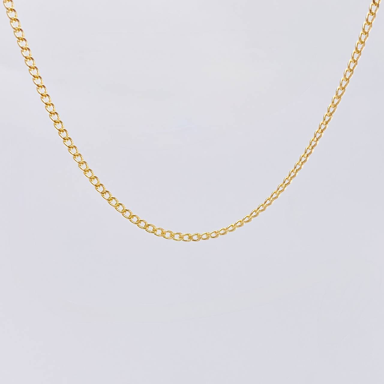 Cadena Cubana 1.65 g / 23 1/2 in / 1.6 mm Oro Amarillo 18K