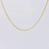 Cadena Cubana 1.6 g / 23 3/4 in / 1.6 mm Oro Amarillo 18K