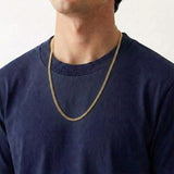 Cadena Cubana 1.65 g / 23 1/2 in / 1.6 mm Oro Amarillo 18K