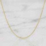 Cadena Cubana 1.6 g / 23 3/4 in / 1.6 mm Oro Amarillo 18K