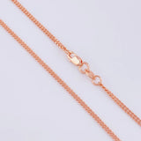 Cuban Links 4.75gr / 17 3/4 in / 1.7mm Rose Gold +1 18K
