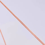 Cuban Links 4.75g / 18 in / 1.7mm Rose Gold +1 18K *