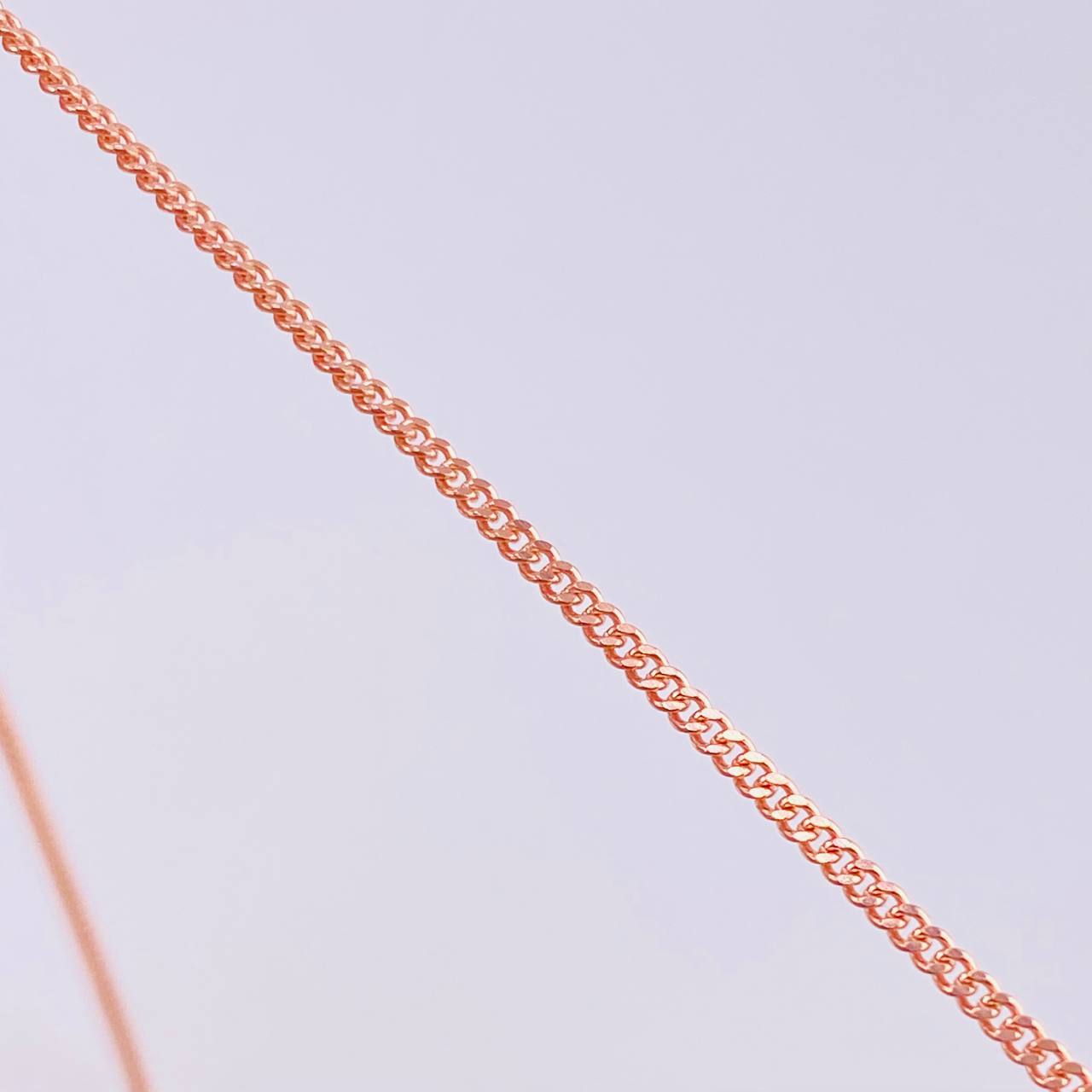 Cuban Links 6.15gr / 23 1/2 in / 1.6mm Rose Gold +1 18K
