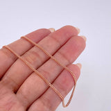 Cuban Links 6.15g / 24 in / 1.7mm Rose Gold +1 18K *