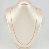 Cuban Links 4.75g / 18 in / 1.7mm Rose Gold +1 18K *