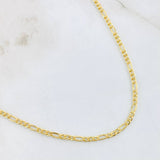 Figaro Chain 3.25gr / 27 1/2 in / 2.7mm 18K Yellow Gold +1
