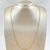 Figaro Chain 3.25gr / 27 1/2 in / 2.7mm 18K Yellow Gold +1