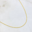 Cadena Figaro 2.25gr / 23 1/2 in / 1.1mm Oro Amarillo +1 18K *