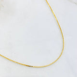 Cadena Veneciana 3.85gr / 19 3/4 in / 1mm Oro Amarillo +3 18K *
