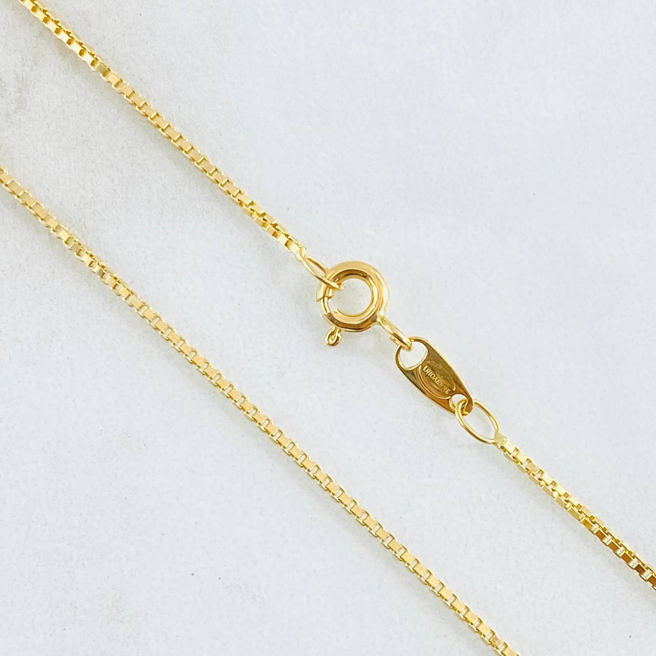 Cadena Veneciana 3.85gr / 19 3/4 in / 1mm Oro Amarillo +3 18K *