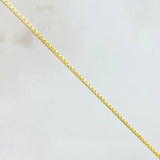 Cadena Veneciana 3.85gr / 19 3/4 in / 1mm Oro Amarillo +3 18K *