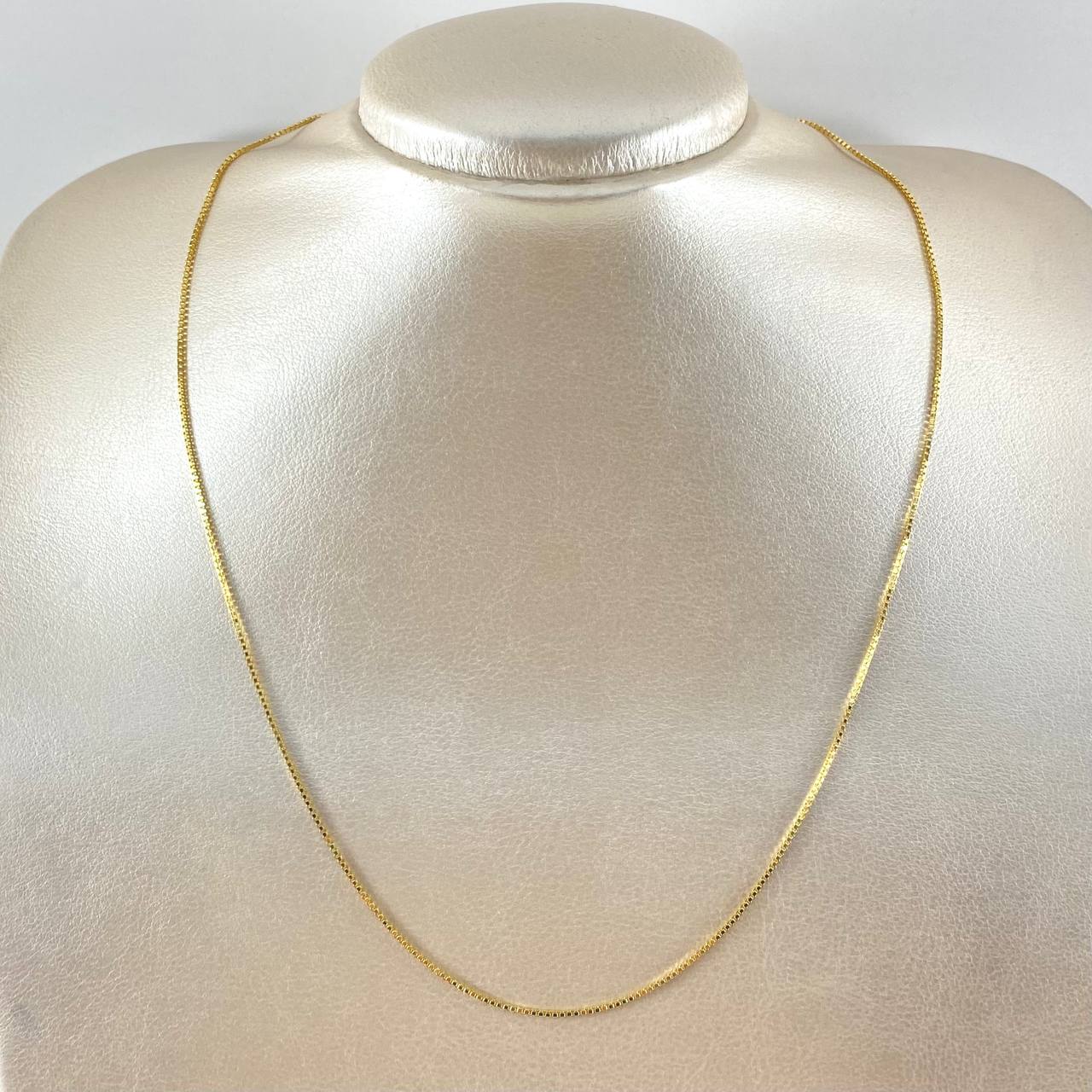 Cadena Veneciana 3.85gr / 19 3/4 in / 1mm Oro Amarillo +3 18K *