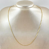 Cadena Veneciana 3.85gr / 19 3/4 in / 1mm Oro Amarillo +3 18K *