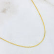 Cadena Escalera 1.4gr / 17 3/4 in / 1.3mm Oro Amarillo +3 18K