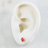 Topos Flor Trebol 1.05gr / 5.1mm Oro Amarillo 18K *