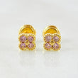 Topos Flor Trebol 1.15gr / 5.1mm Oro Amarillo 18K *