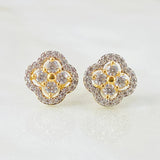 Topos Trebol Túpido 2.7gr / 9.8mm Oro Amarillo 18K