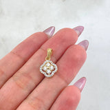 Dije Trebol Túpido 1.45gr / 3/4 in / Oro Amarillo 18K