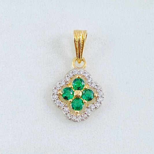 Dije Trebol Túpido 1.45gr / 3/4 in / Oro Amarillo 18K