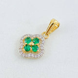 Dije Trebol Túpido 1.45gr / 3/4 in / Oro Amarillo 18K