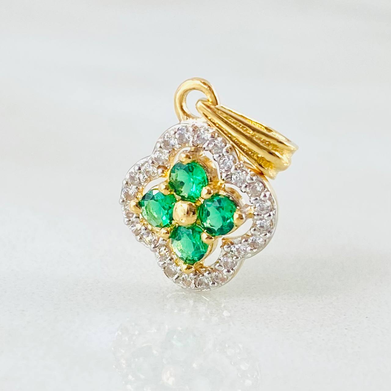 Dije Trebol Túpido 1.45gr / 3/4 in / Oro Amarillo 18K