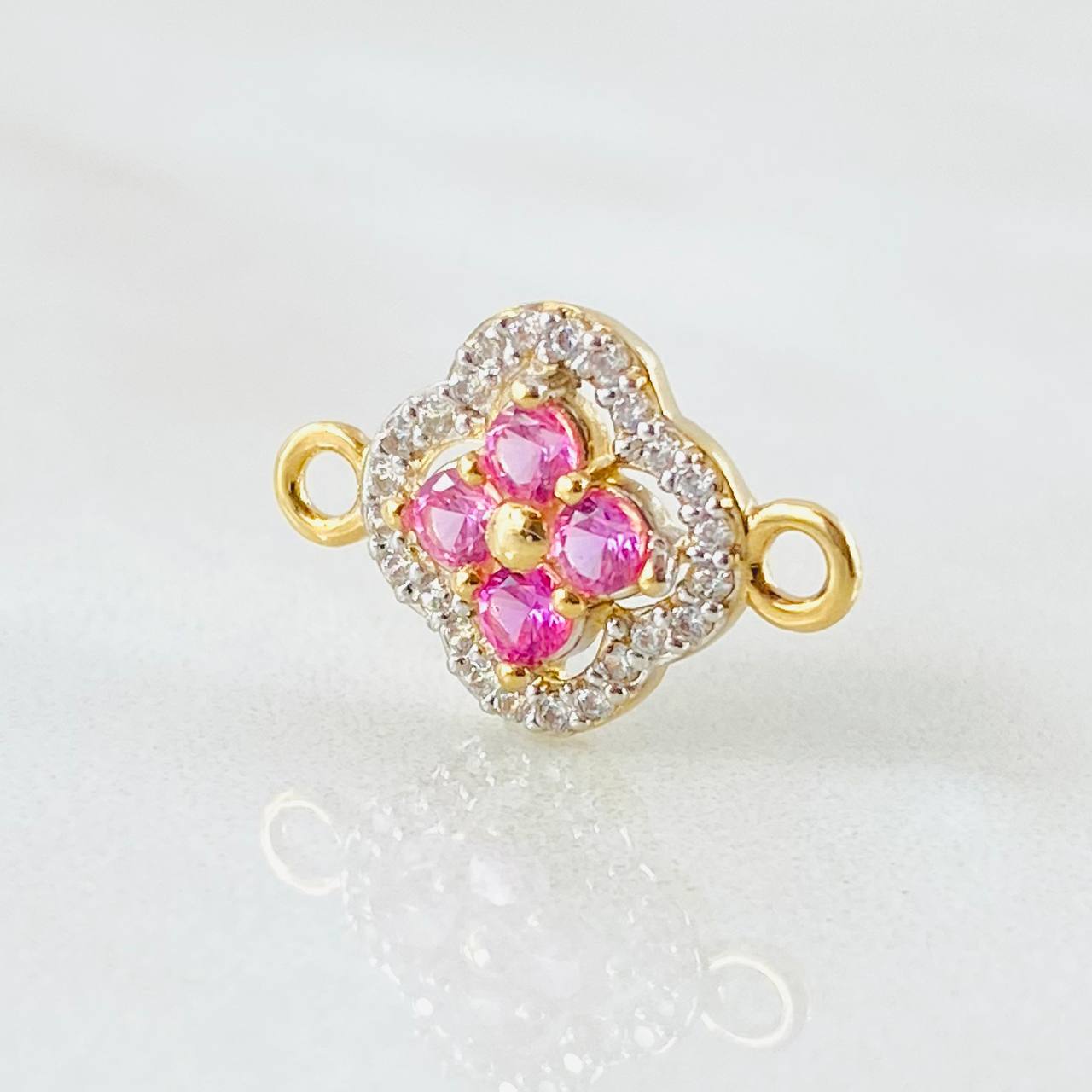 Herraje Trebol Túpido 1.15gr / 3/4 in / Oro Amarillo 18K