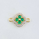 Herraje Trebol Túpido 1.2gr / 3/4 in / Oro Amarillo 18K
