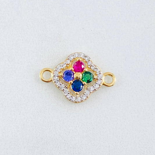 Herraje Trebol Túpido 1.2gr / 3/4 in / Oro Amarillo 18K