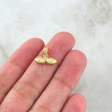 Dije Ojos De Santa Lucia 0.4gr / 1cm / Oro Amarillo 18K *