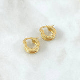 Hoop Earrings BV 4.45gr / 1.5cm / Yellow Gold 18K *