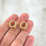 Candongas BV 4.55gr / 1.5cm / Oro Amarillo 18K *
